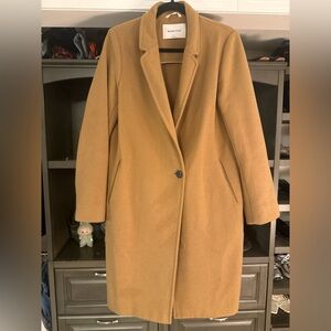 Babaton Tan Pea Coat